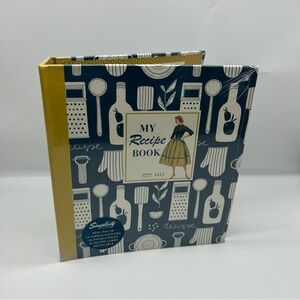My Recipe Book Ringbound Simplicity Pattern 1412 Reproduction Retro 9.5" unused
